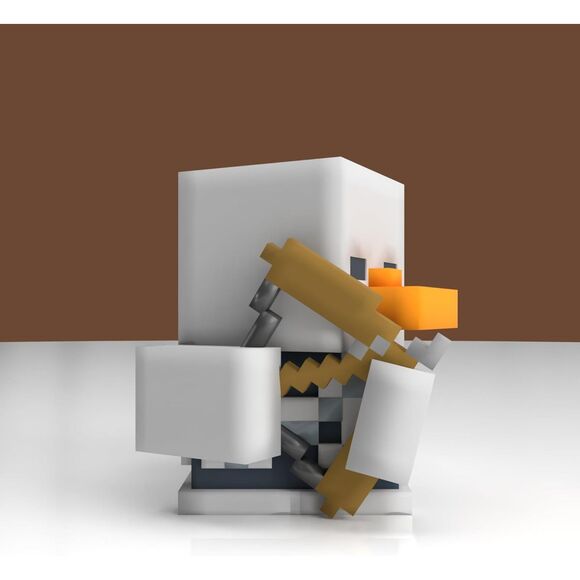 TUBBZ Boxed Edition Minecraft Skeleton Rubber Duck Vinyl Figure Collectible - Picture 3 of 4